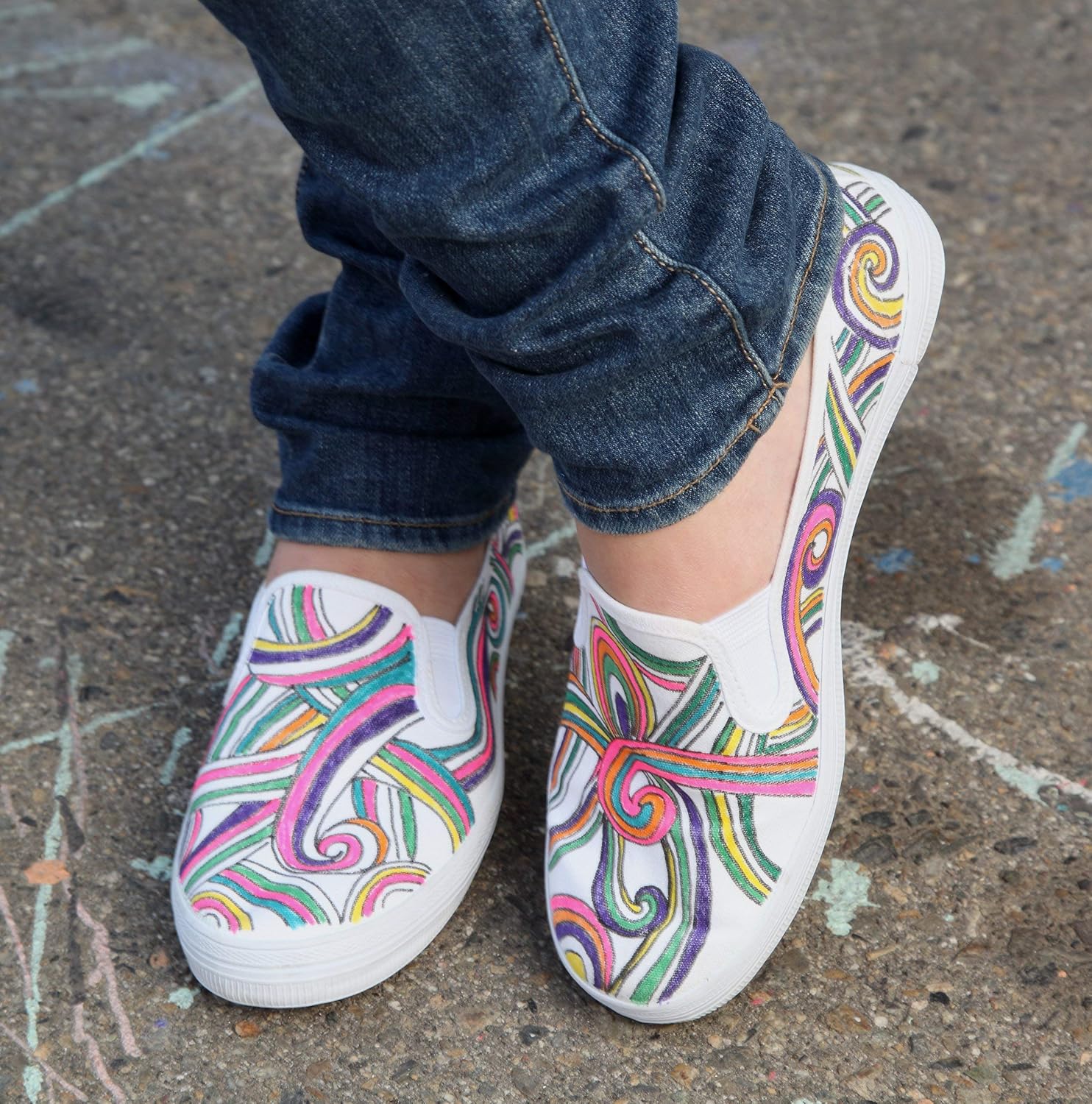 Permanent Nontoxic Fabric Markers, 20 Pack, Multicolor - Image 5