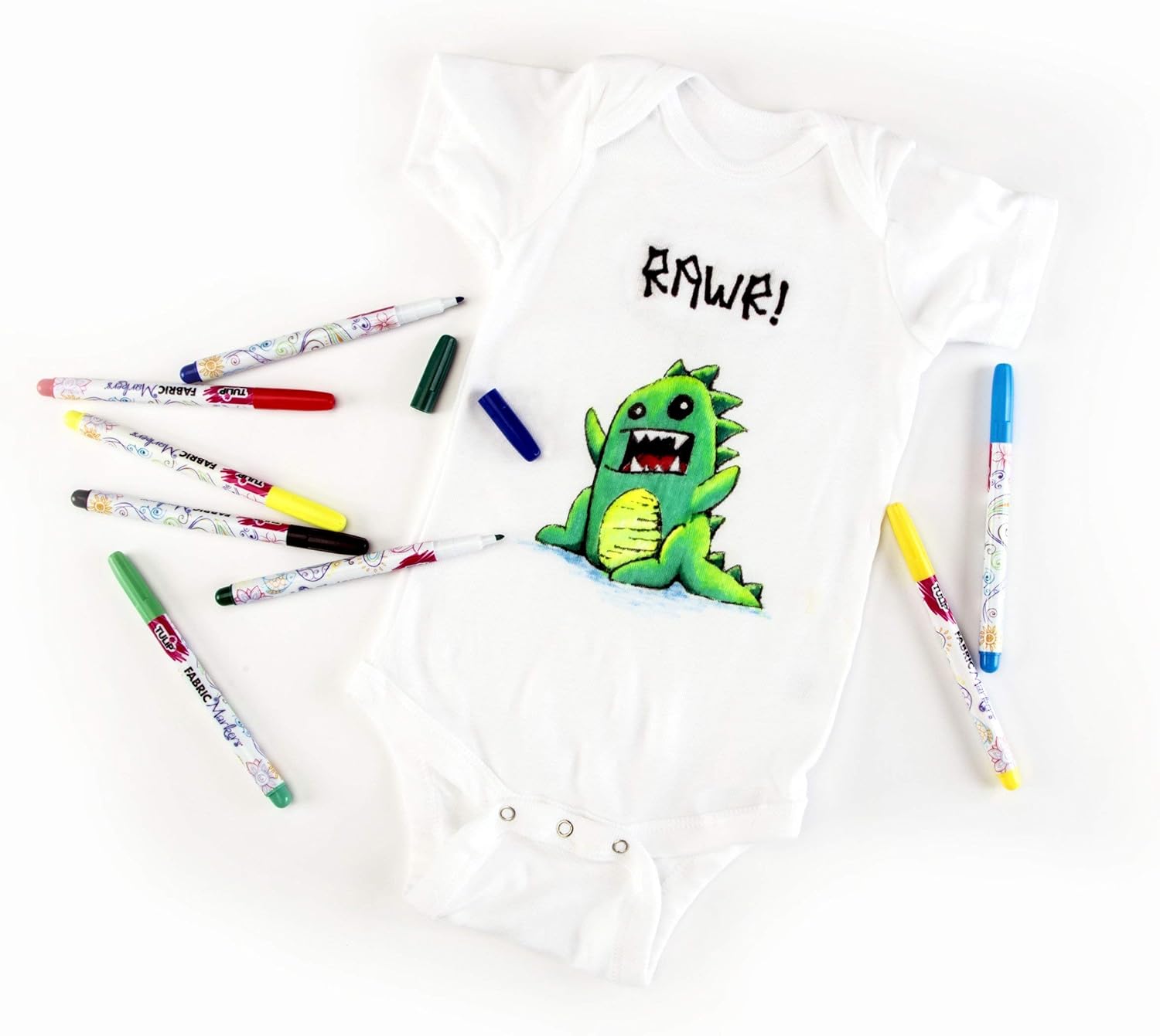 Permanent Nontoxic Fabric Markers, 20 Pack, Multicolor - Image 6